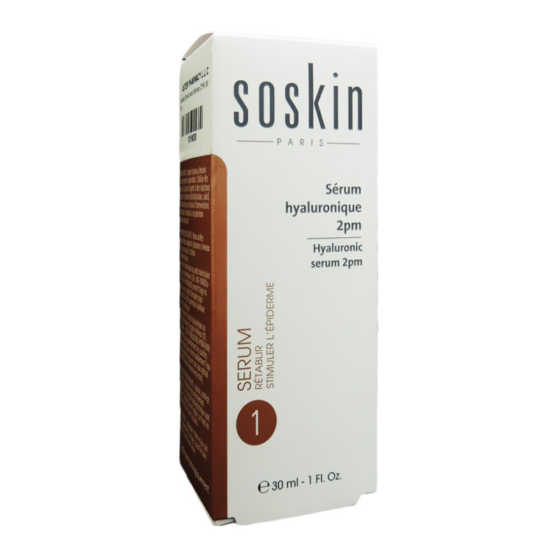 Huyết thanh cấp nước và làm đầy nếp nhăn cho da khô Soskin Hyaluronic Serum 2PM