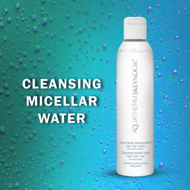 Skeyndor Aquatherm Cleansing Micellar Water 200ml - Nước tẩy trang cho da nhạy cảm