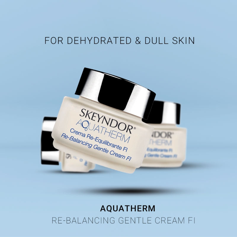  Skeyndor Aquatherm Re-Balancing Cream FI _ Kem cân bằng nội tiết tố và phục hồi cho da nhạy cảm thiên dầu