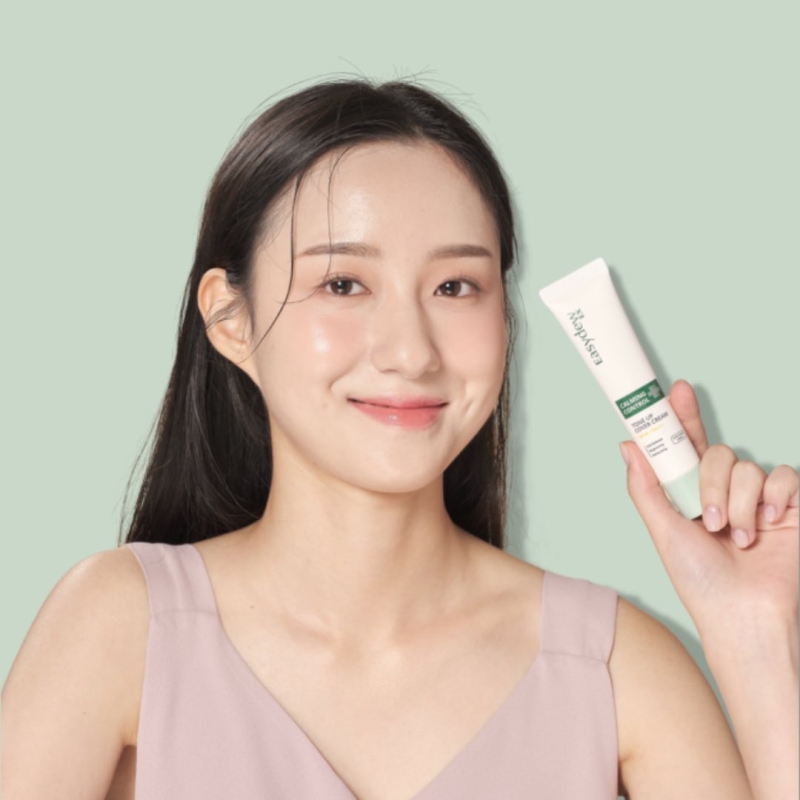 Easydew Calming Control Tone Up Cover Cream 40ml _ Kem nền chống nắng trang điểm phục hồi, làm dịu làn da nhạy cảm và dầu mụn