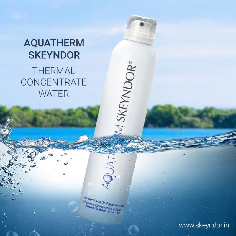 Skeyndor Aquatherm Thermal Concentrate Water _ Xịt khoáng làm dịu và phục hồi da khô kích ứng nhạy cảm