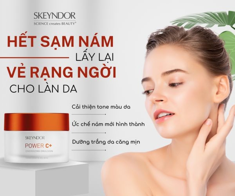 Skeyndor Power C+ Energizing Cream SPF15 50ml_ Kem dưỡng tái tạo năng lượng, chống oxy hóa, làm đều màu dành cho da khô