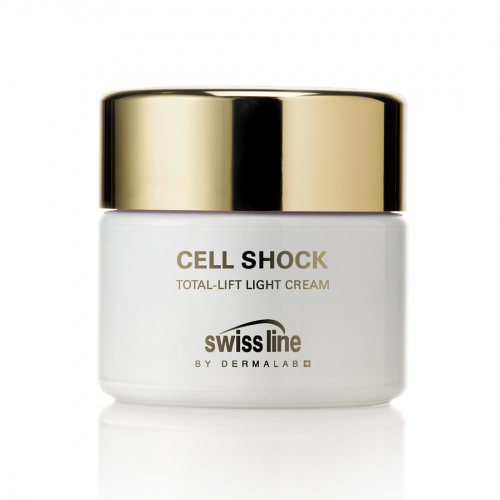 Kem dinh dưỡng chống lão hóa và nâng cơ hoàn hảo cho da dầu Swissline cell shock total lift light cream