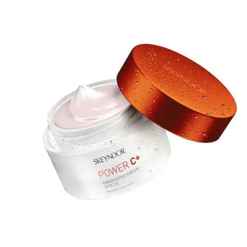 Skeyndor Power C+ Energizing Cream SPF15 50ml_ Kem dưỡng tái tạo năng lượng, chống oxy hóa, làm đều màu dành cho da khô