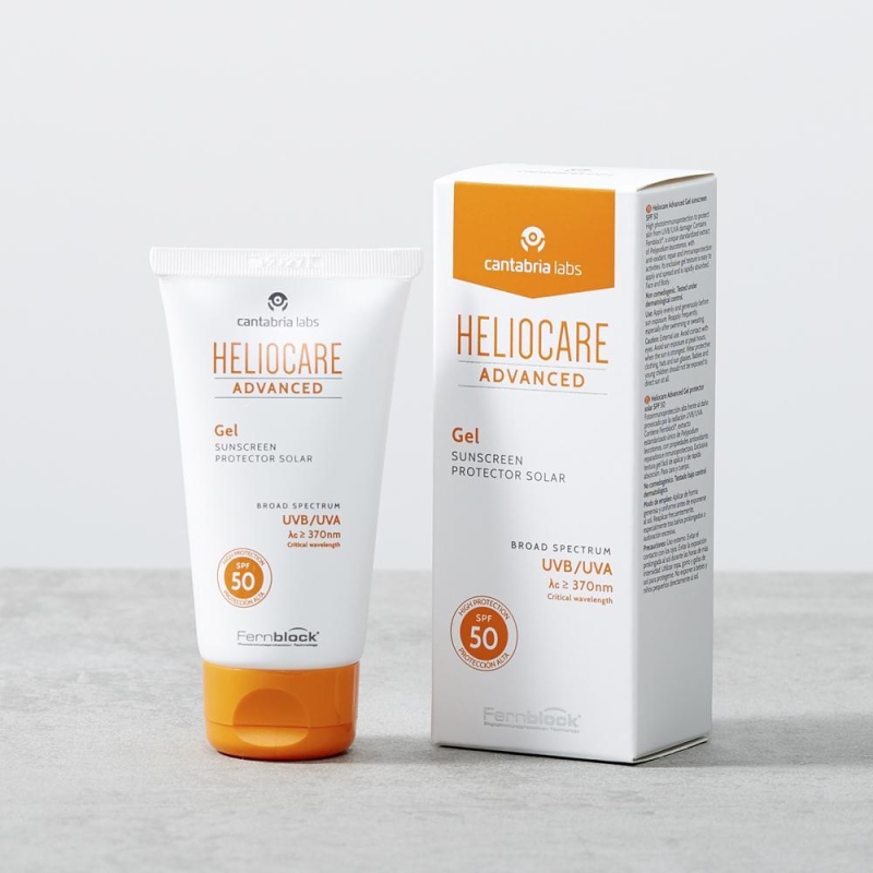 Heliocare Advanced Gel SPF 50_ Gel chống nắng phổ rộng cho da dầu và hổn hợp thiên dầu