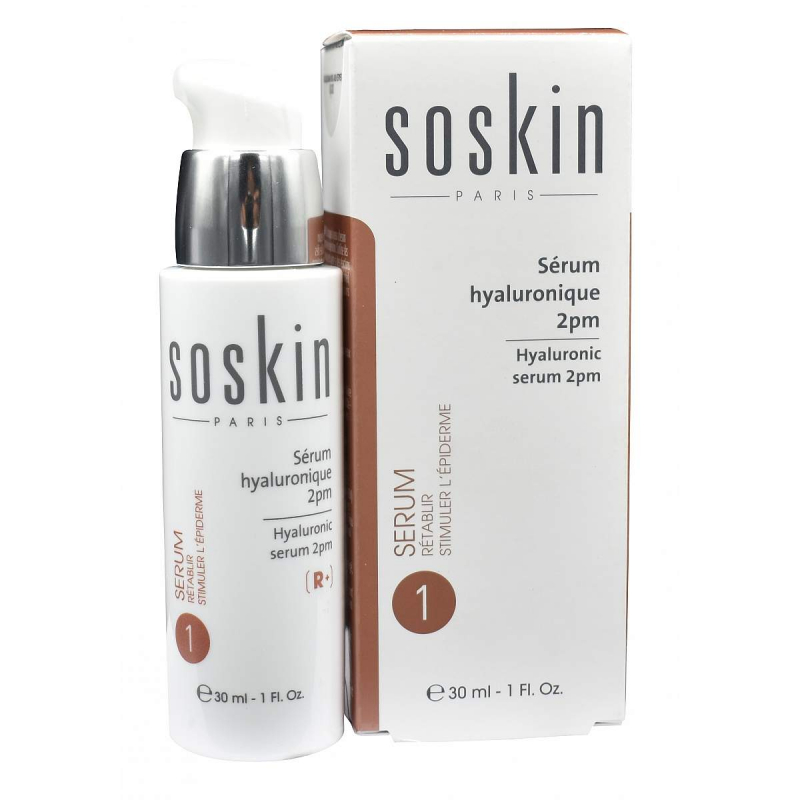 Huyết thanh cấp nước và làm đầy nếp nhăn cho da khô Soskin Hyaluronic Serum 2PM