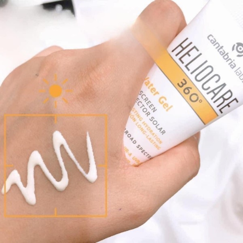 Heliocare 360° Water Gel SPF 50 _ Nhũ tương chống nắng phổ rộng cấp ẩm và bảo vệ da