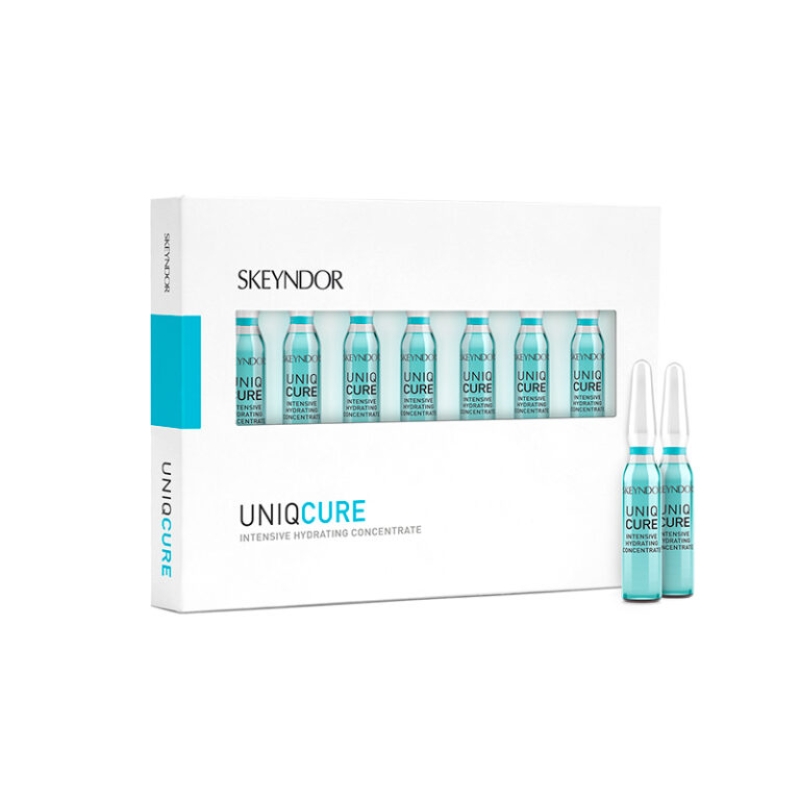 Skeyndor Uniqcure Hydrating Concentrate 7 * 2ml _ Tinh chất cấp nước chuyên sâu cho da khô nhạy cảm