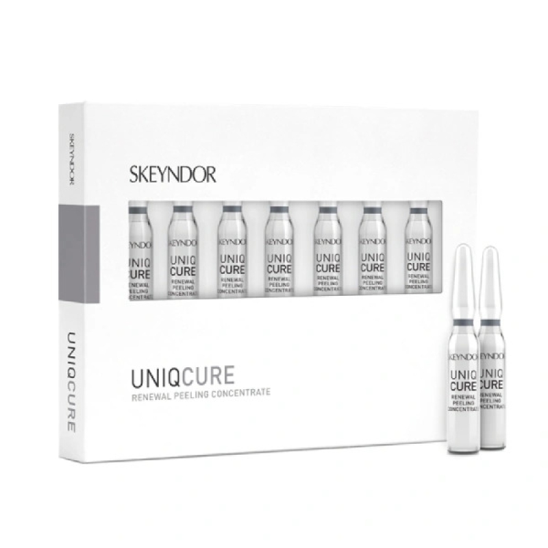 Skeyndor Uniqcure Renewal Peeling Concentrate 7 * 2ml_ Tinh chất peel thải độc tố, phục hồi và căng bóng da