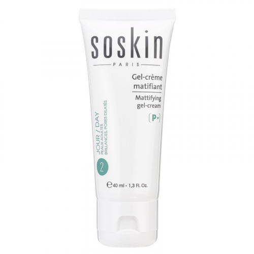 Kem trị mụn kiểm soát dầu và phục tái tạo làn da tổn thương Soskin mattifying gel cream