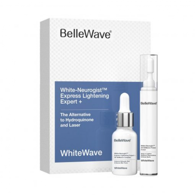 Bộ sản phẩm đặc trị nám và làm trắng da đột phá Bellewave white neurogist express lightening expert pack