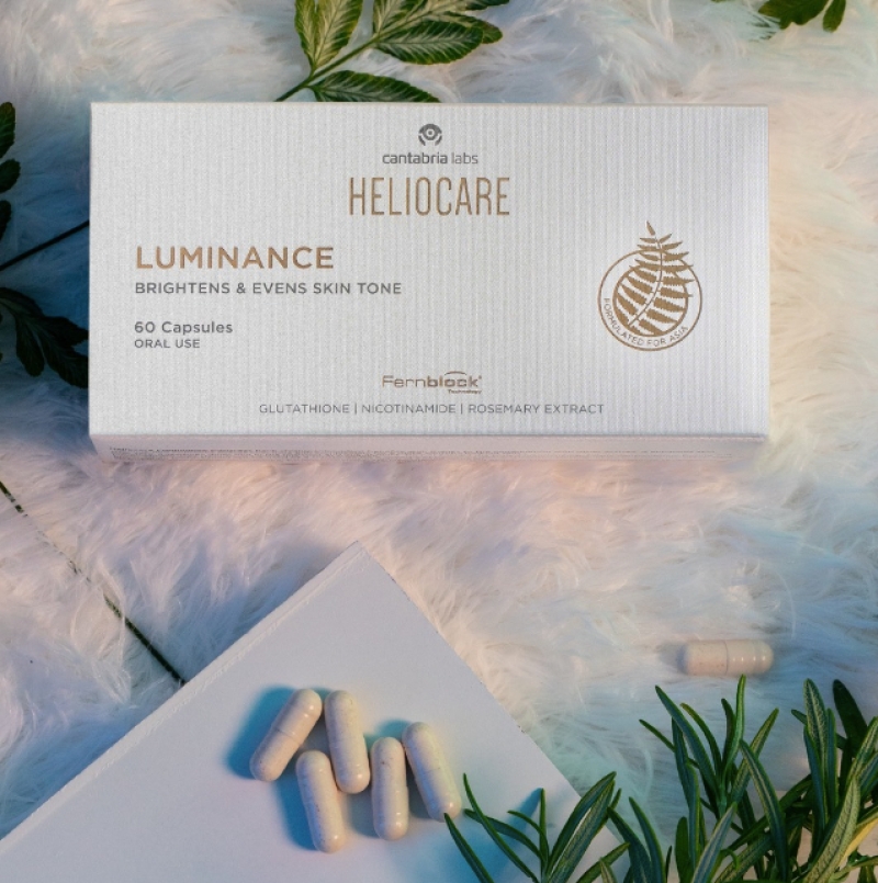  Heliocare Luminance Brightens And Evens Skin Tone _ Viên uống làm trắng và đều màu da