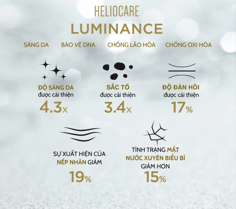  Heliocare Luminance Brightens And Evens Skin Tone _ Viên uống làm trắng và đều màu da