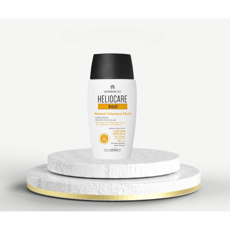 Heliocare 360 Mineral Tolerance Fluid SPF 50 PA++++ _ Kem chống nắng vật lý cho da khô nhạy cảm