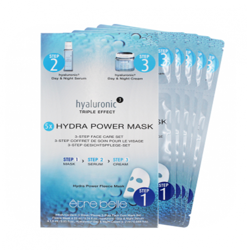 Mặt nạ giữ ẩm hoàn hảo dành cho da khô Etre belle hyaluronic triple effect hydra power mask
