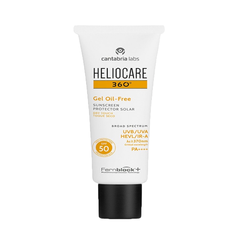 Heliocare 360° Gel Oil-free SPF 50_Kem chống nắng phổ rộng cho da nhờn hoặc dễ bị mụn